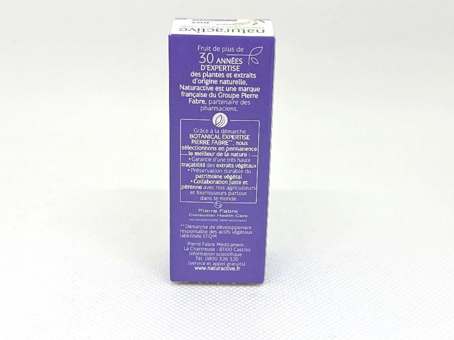 naturactive huile essentielle de thym à thymol vue de dos