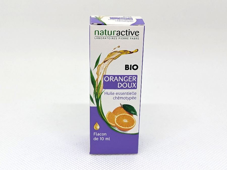 Naturactive huile essentielle d'oranger doux vue de face