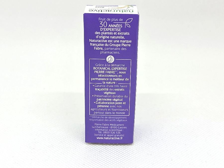 Naturactive huile essentielle d'oranger doux vue de dos
