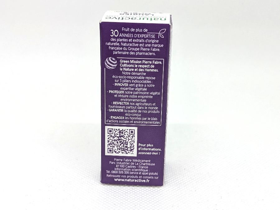 Naturactive huile essentielle de laurier noble vue de dos