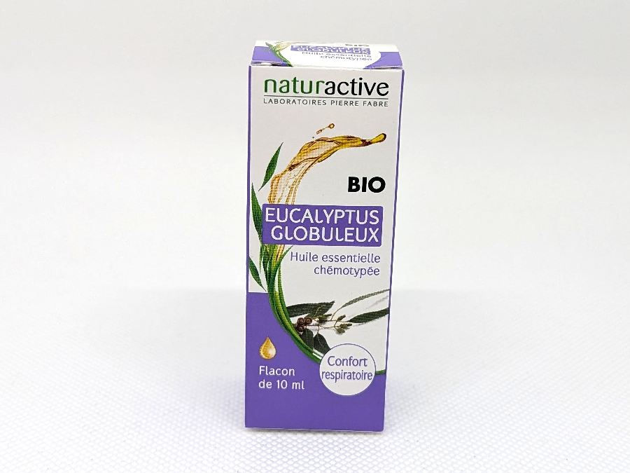 Naturactive huile essentielle d'eucalyptus globuleux vue de face