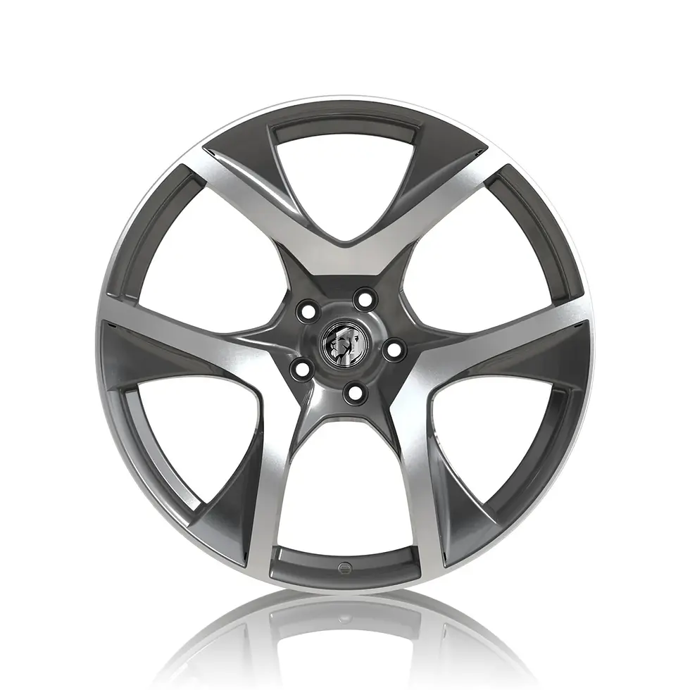 Thumbnail: 4 HOLDEN VF2 RIMS 22X9 ALL COMMODORE-GUNMETAL MACHINED