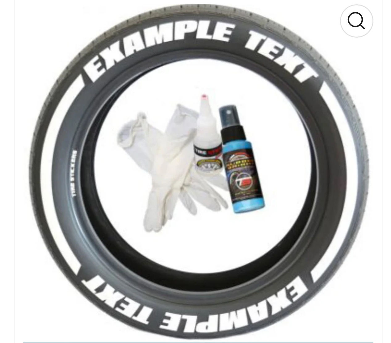 CHOOSE YOUR OWN TEXTS (with pinstripes)-(adhesive included)