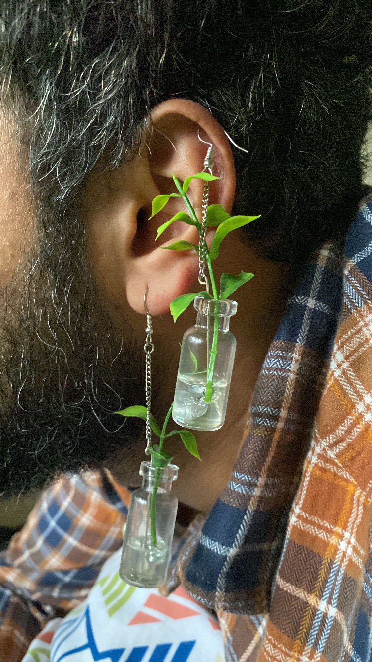 Thumbnail: Tiny Planter Earrings