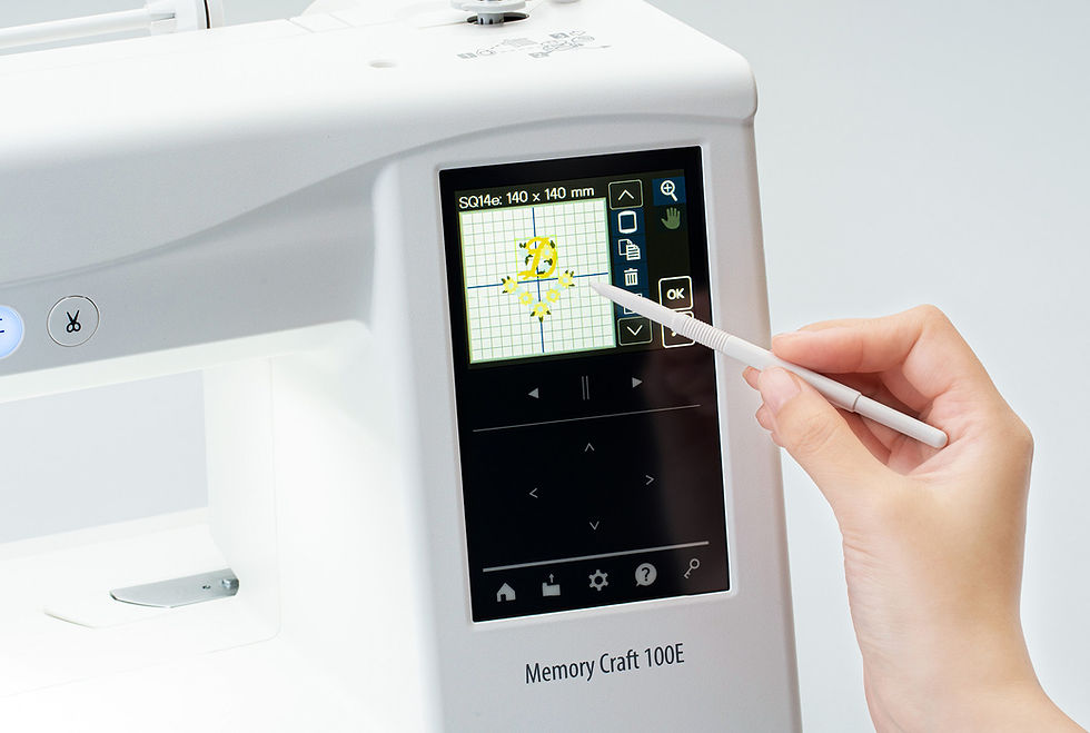 Thumbnail: Janome Memory Craft 100E Embroidery Machine