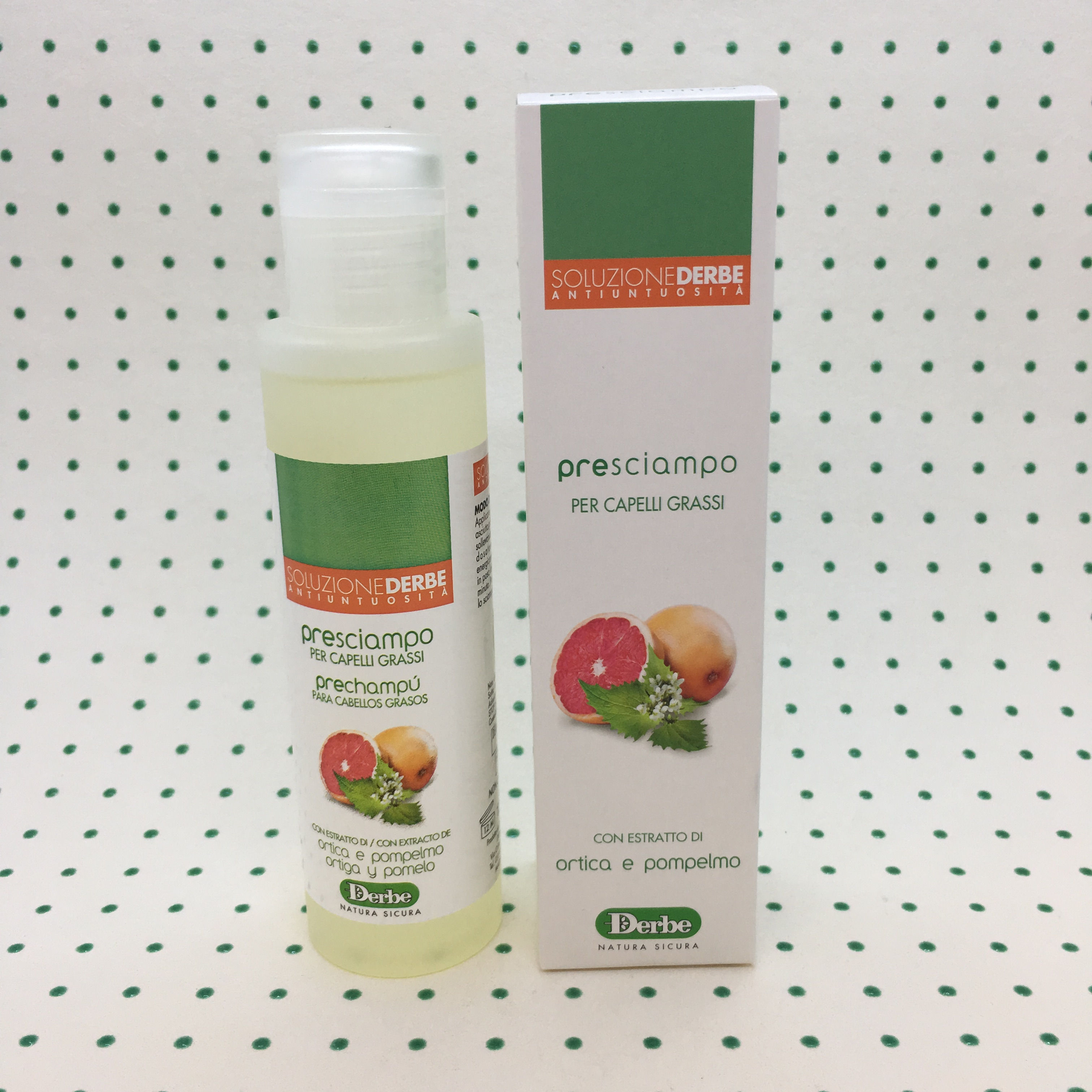 Pre-sciampo Derbe per Capelli Grassi  125 ml.