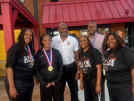 Lancaster Lady Tigers Championship Basketball Team