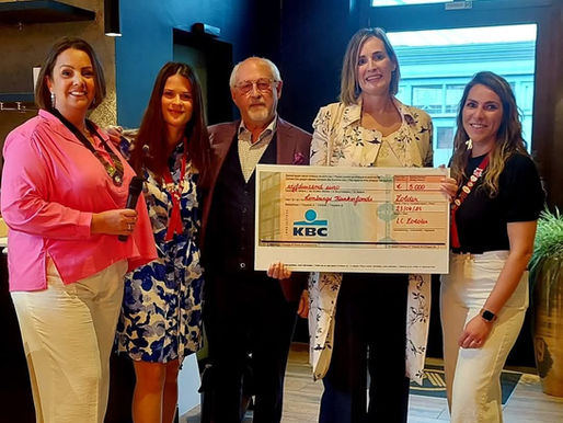 Cheque overhandiging Ladies Circle 25 Zolder 2025