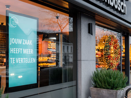 Slim scherm in mijn winkel