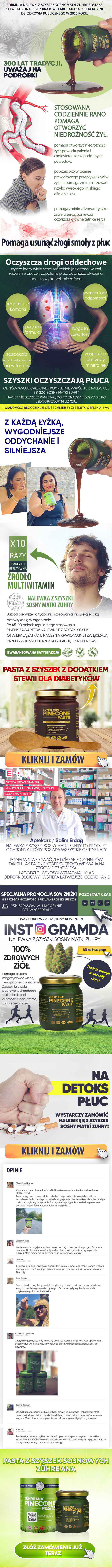 Pasta z szyszek 