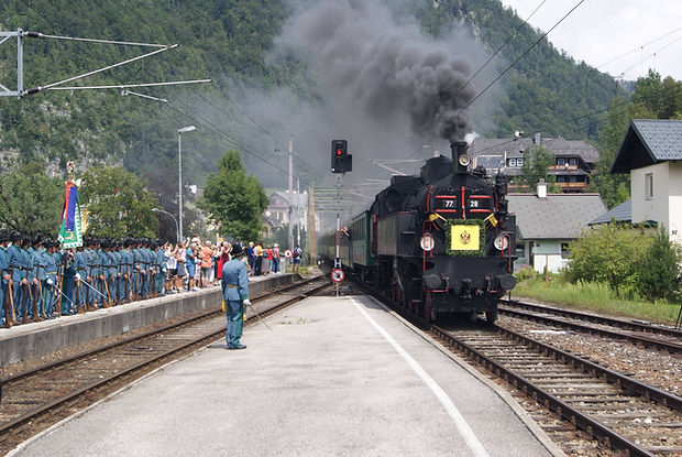 Der Kaiserzug erreicht Bad Ischl © badischl.at