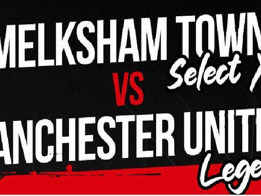 Melksham Town FC XI v Manchester United Legends