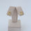 Miniatura: Brinco Infantil de Gato Liso.  Folheado ouro 18K