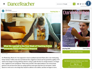 Feature in Dance Teacher Magazine