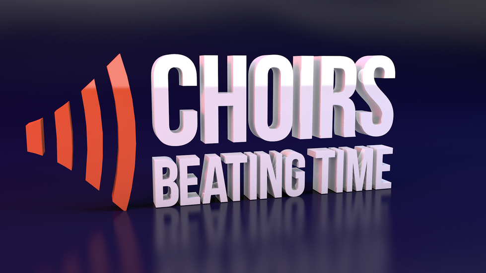 Choirs Beating Time 3d Logo