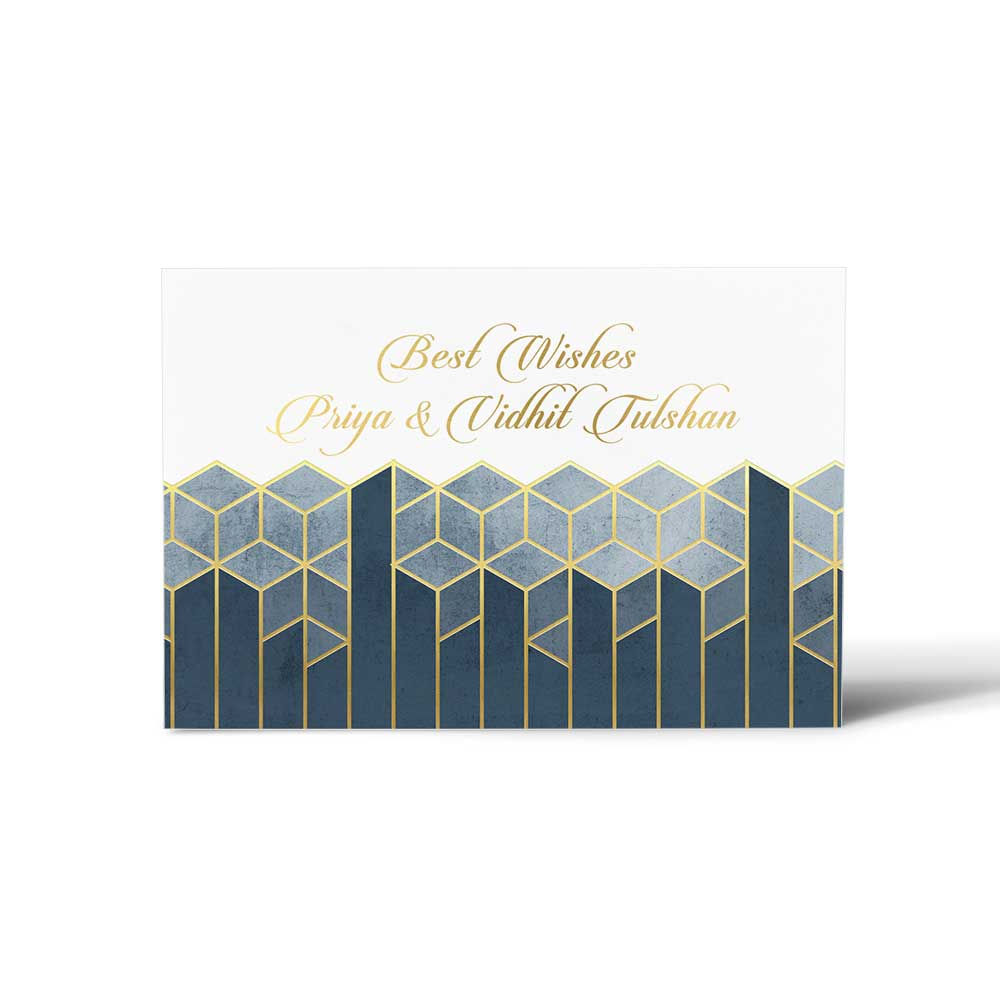 Matrix Flat Cards (Set of 40) - Navy/Black