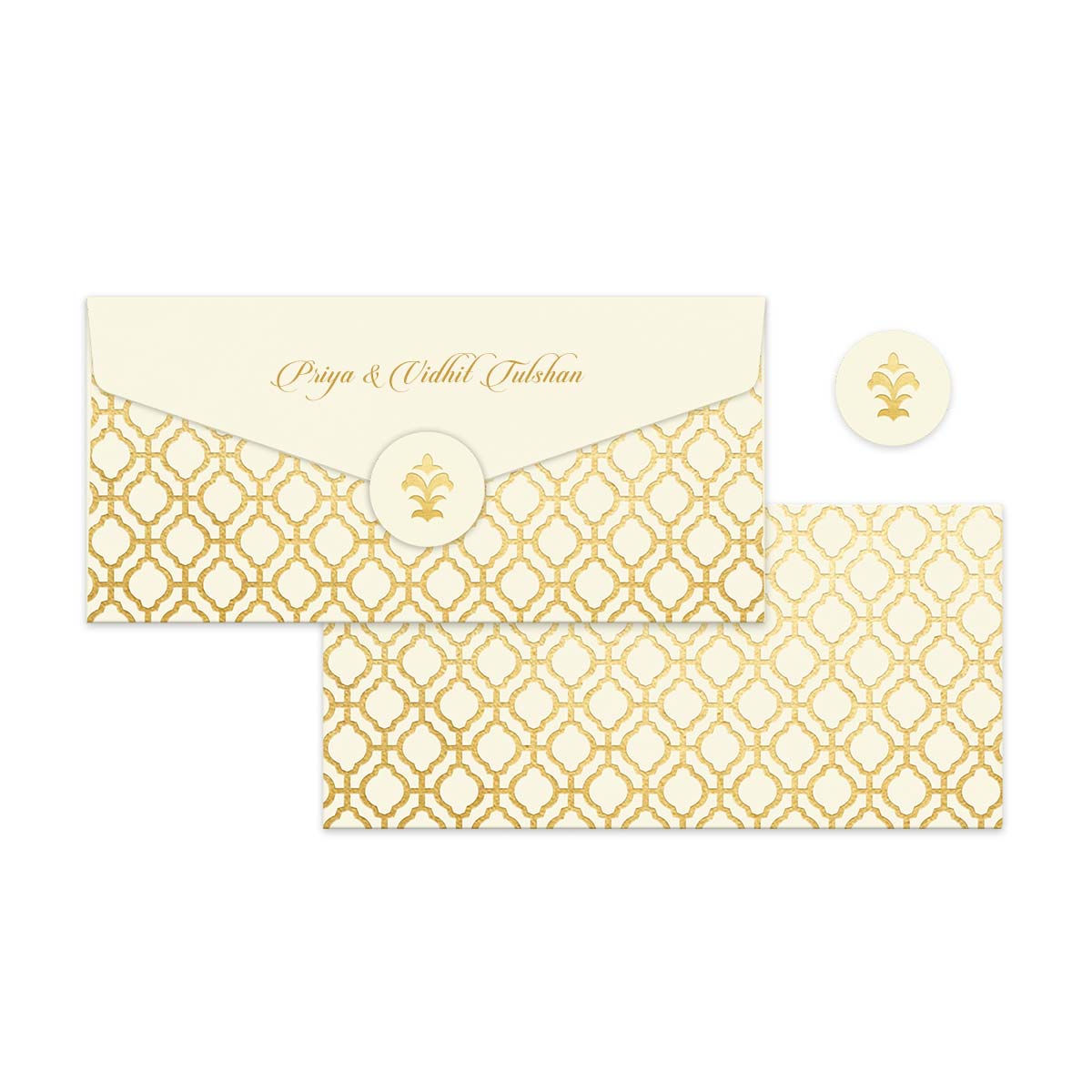 Pastel Jaali Money Envelopes (Set of 20)