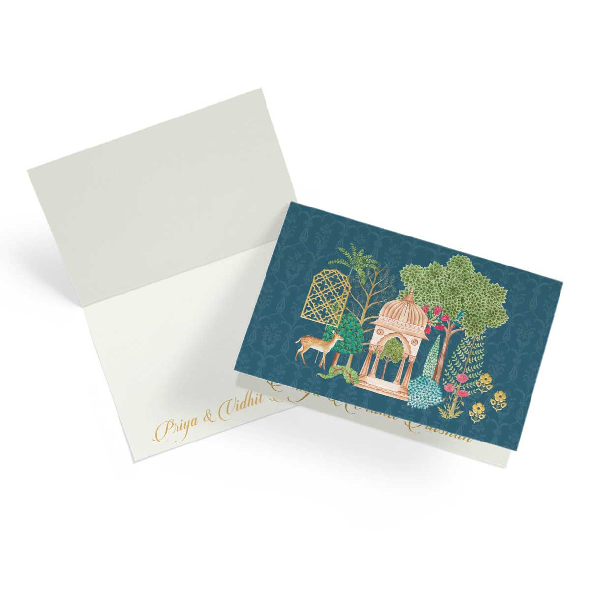 Pichwai Fold Cards With Envelopes (Set of 20)