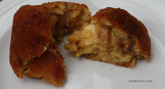 arancini w środku