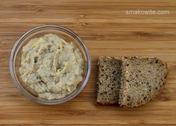 smalec wegetariański z jabłkiem