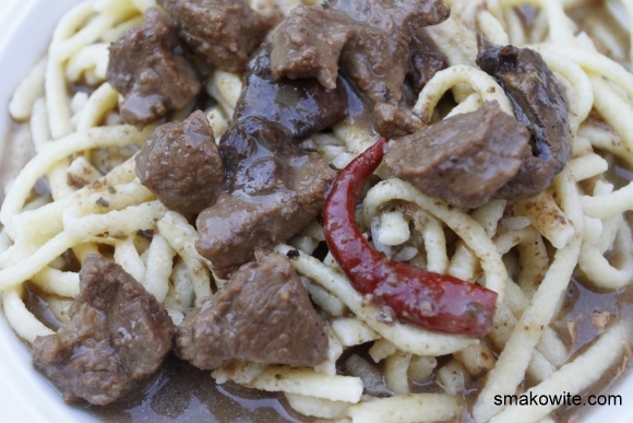 wołowina w sosie grzybowym