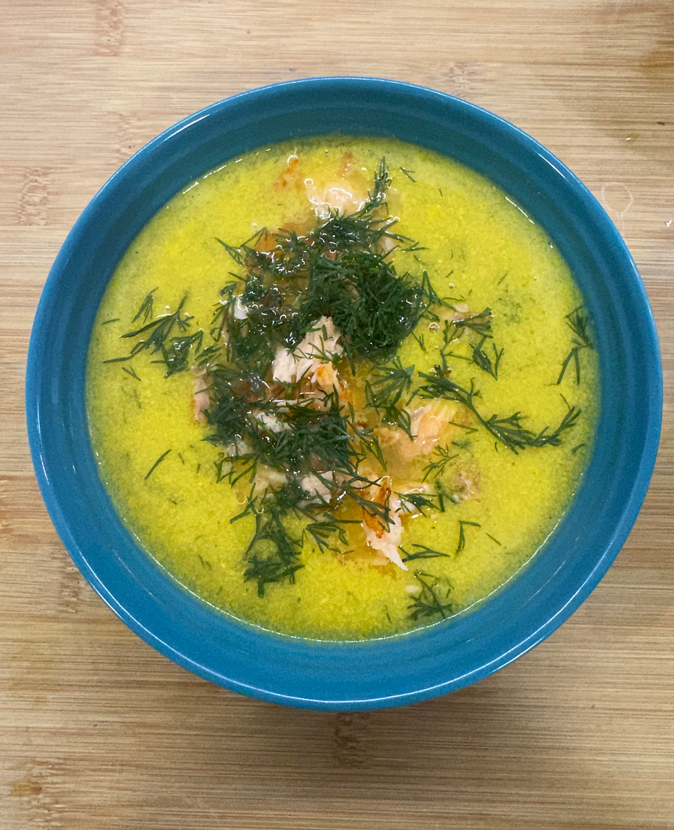 Zupa wysokobiałkowa z kalafiora