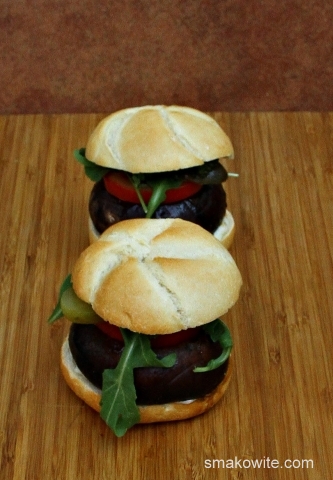 burgery z pieczarkami portobello