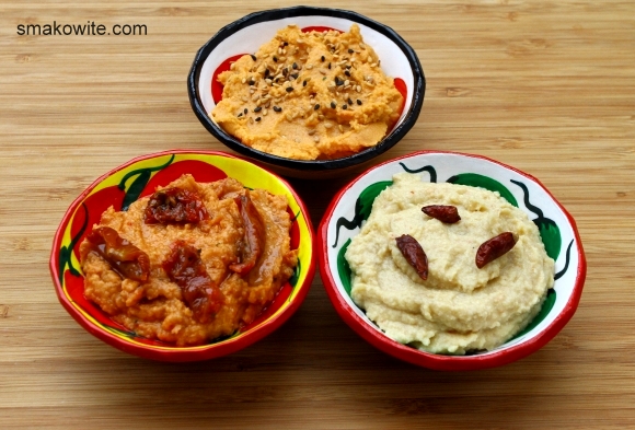 hummus 3 kolory