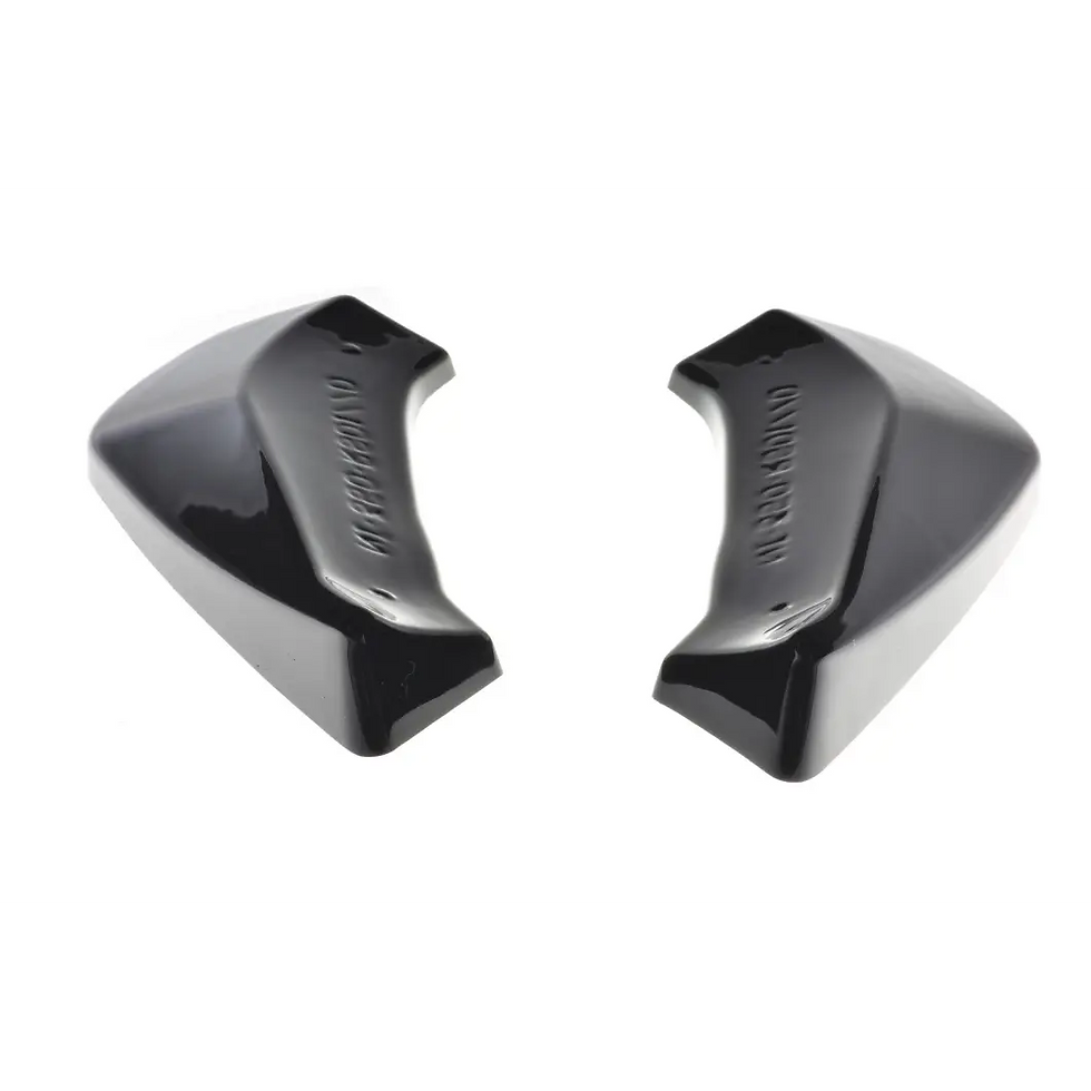 Seitliche Hecksplitter Nissan 350Z, Schwarz Hochglanz, ABS-Kunststoff, Set links und rechts, Produktansicht.