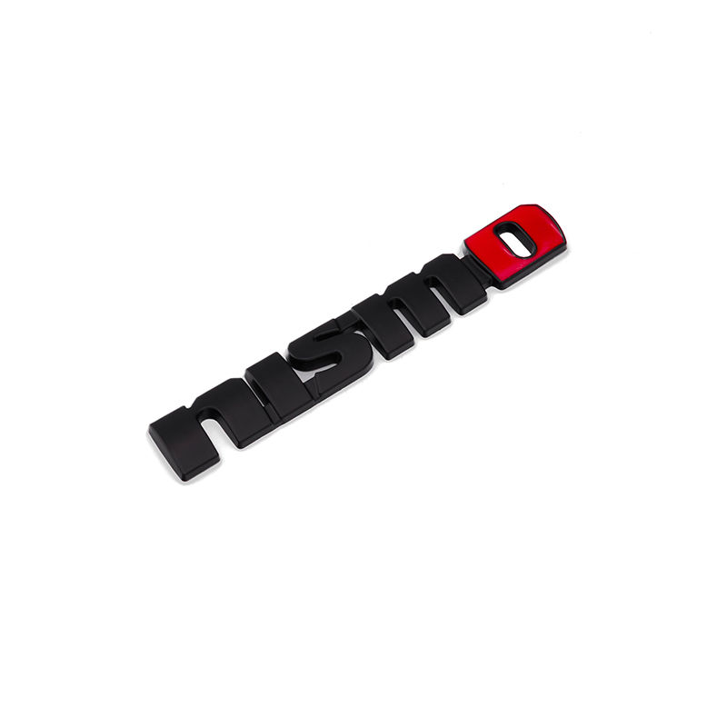 Thumbnail: Nismo Schwarz Emblem, Seitenansicht.