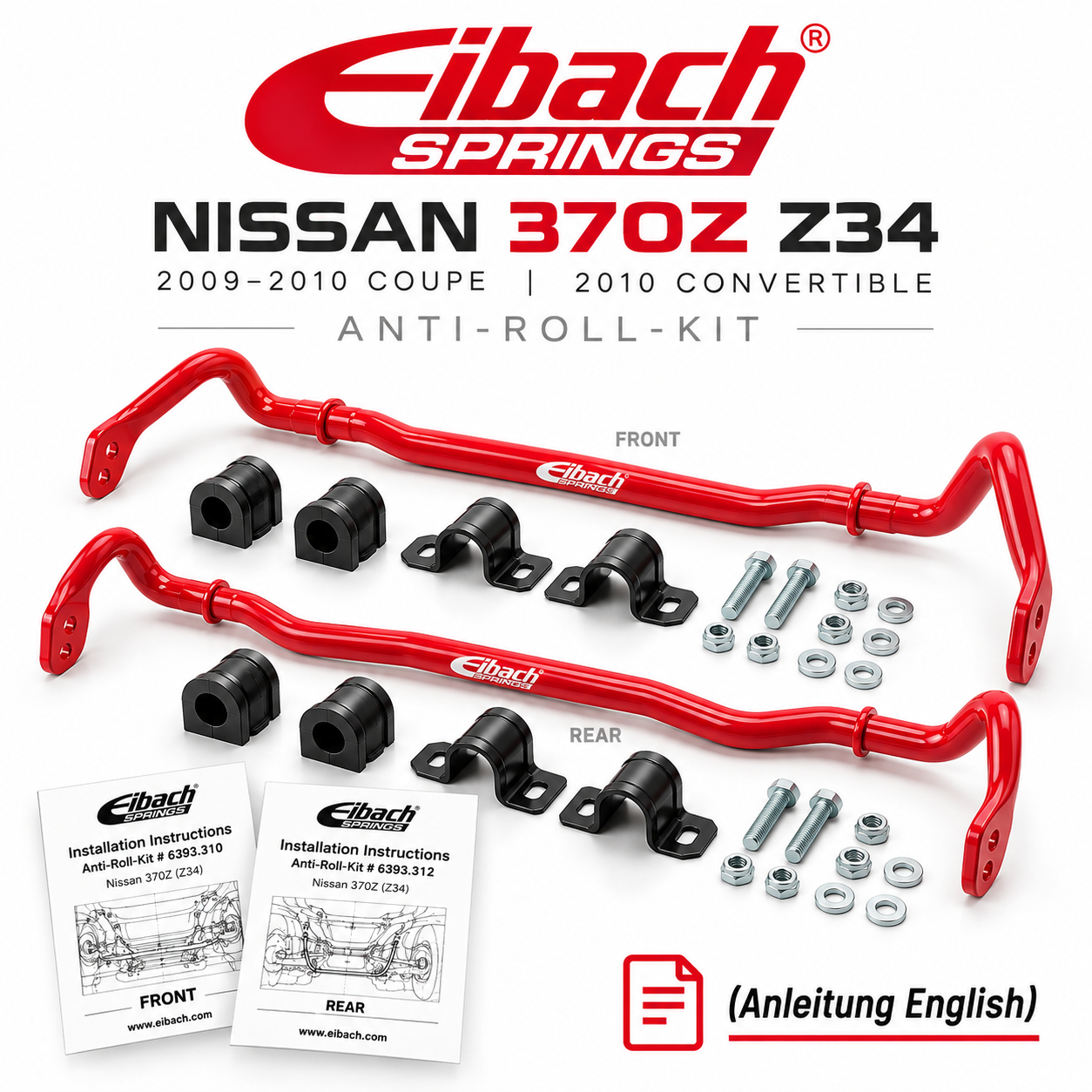 Einbauanleitung Eibach Stabilisatoren - Nissan 370Z