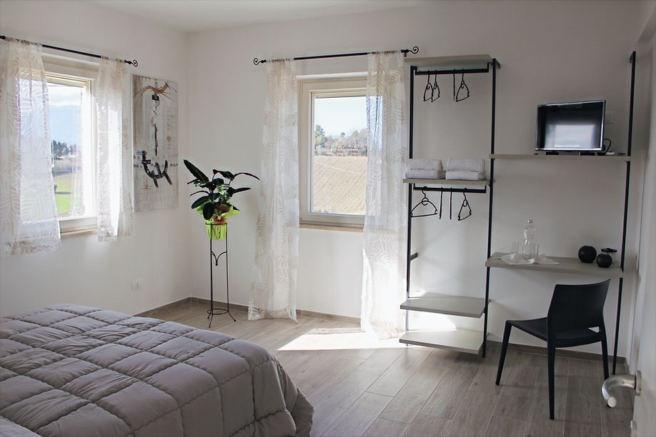 Eines der drei Zimmer im Alchemilla B&B