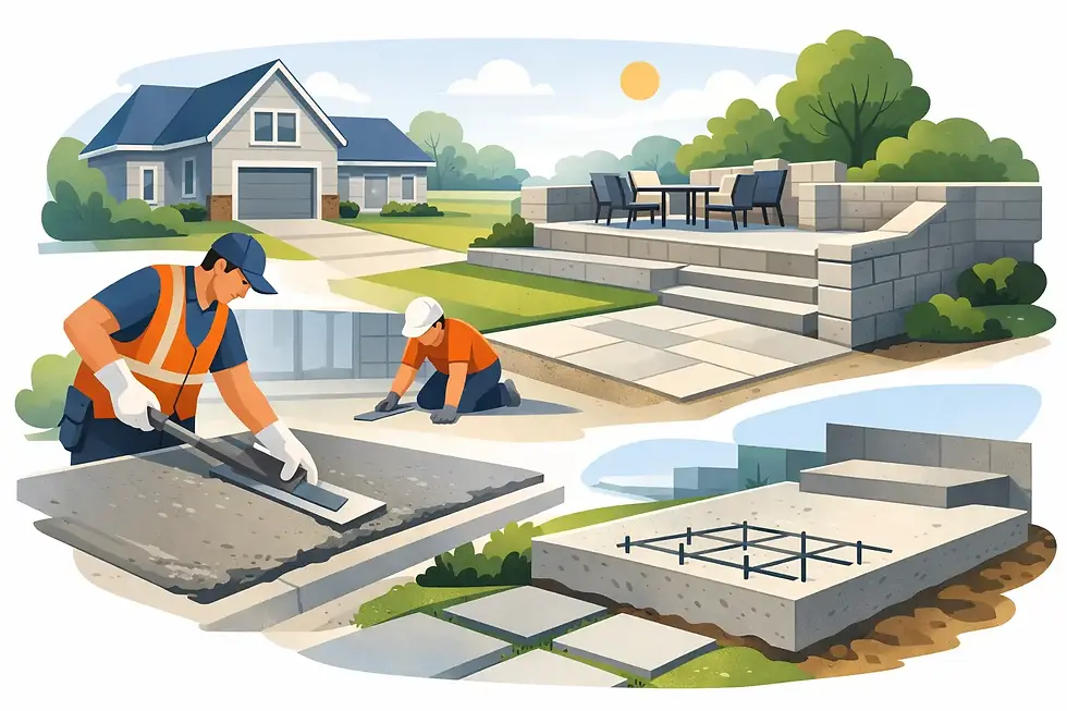 Home Concrete Services That Hold Up