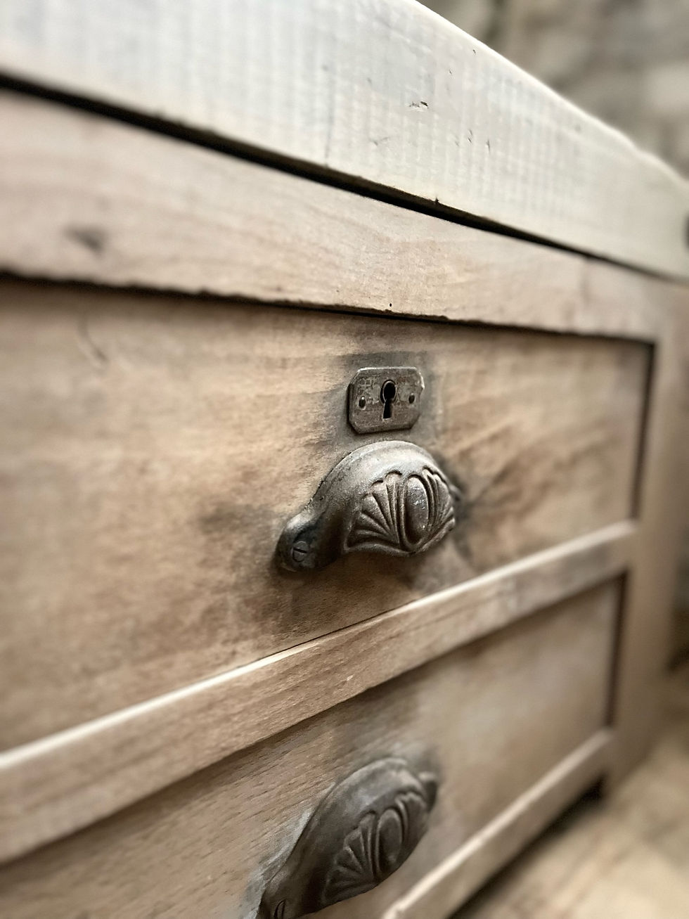 Miniature : Ancien établi bas 