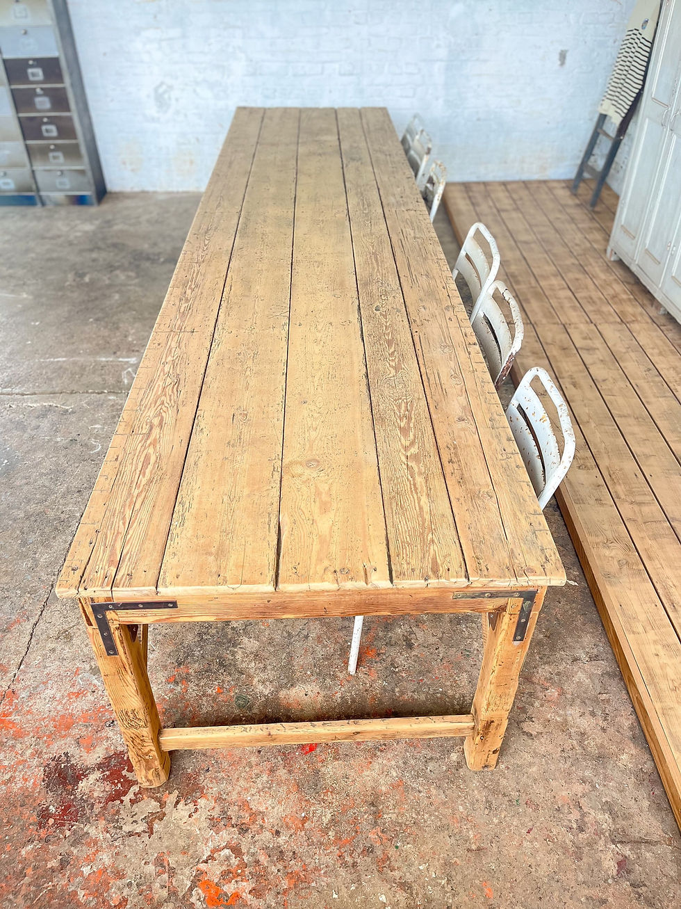 Miniature : Ancienne table de métier usine textile 