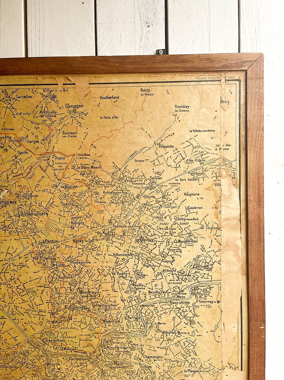 Miniature : Ancienne carte banlieue parisienne 