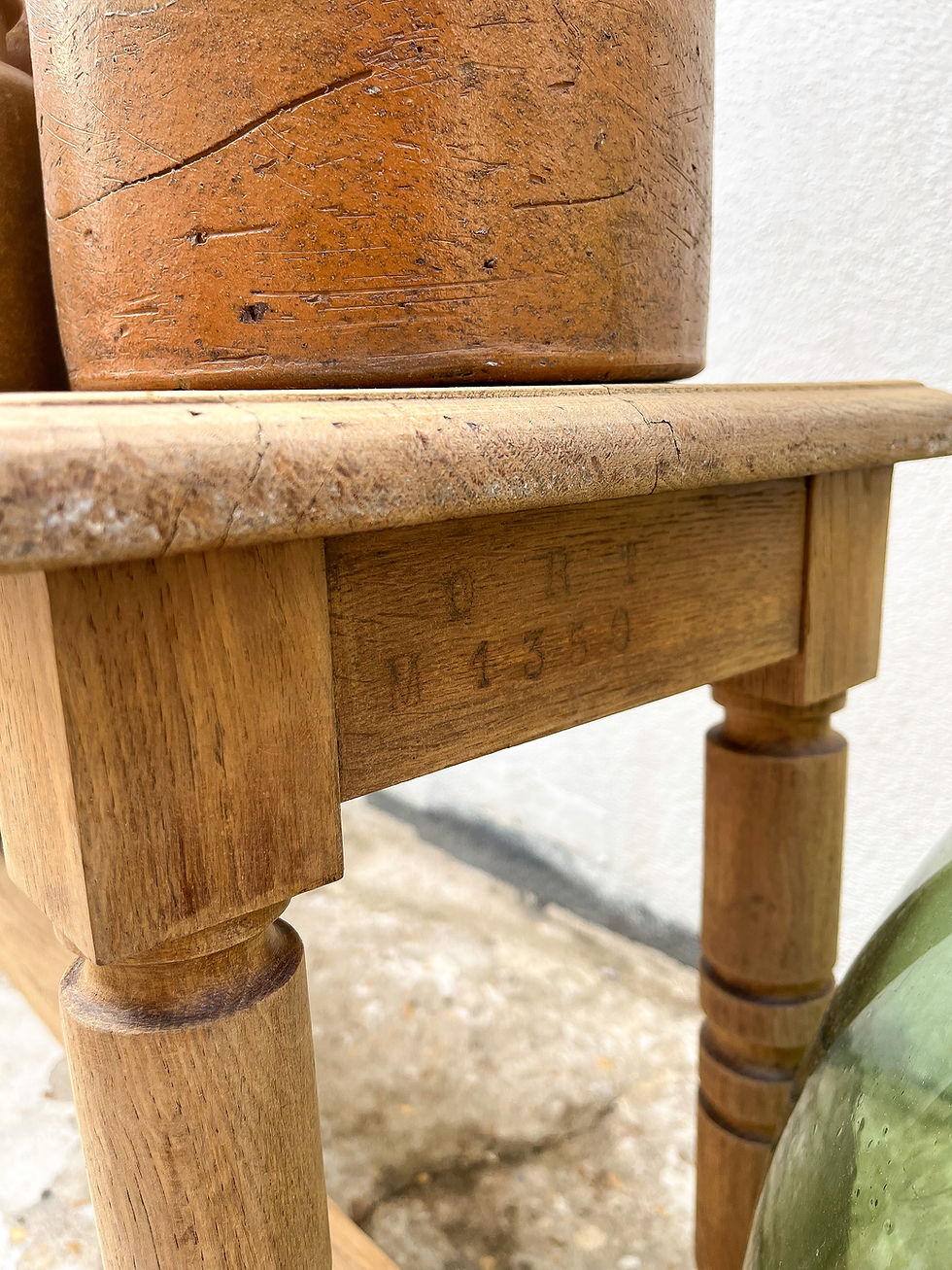 Miniature : Ancien banc de ferme en chêne 