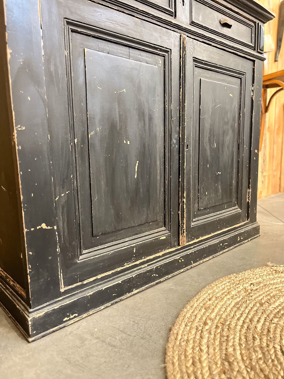 Miniature : Ancien buffet parisien patine noire 