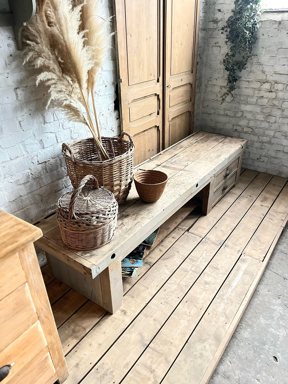 Miniature : Ancien établi bas 