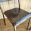 Miniature : Paire de chaises métal décapé