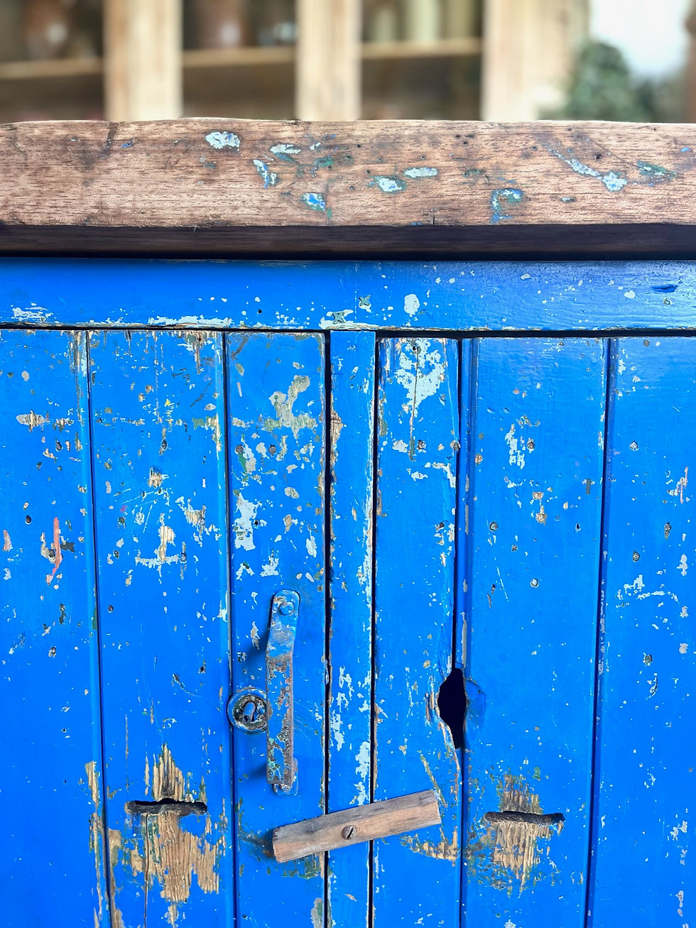 Miniature : Ancien grand etabli patine d’origine 