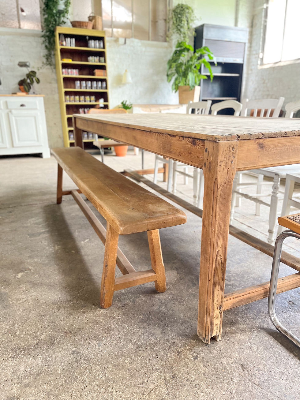 Miniature : Ancienne grande table d’atelier 