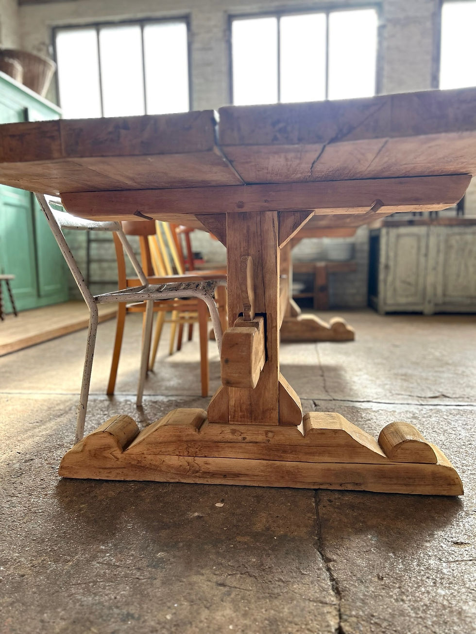 Miniature : Ancienne table monastère 2m80
