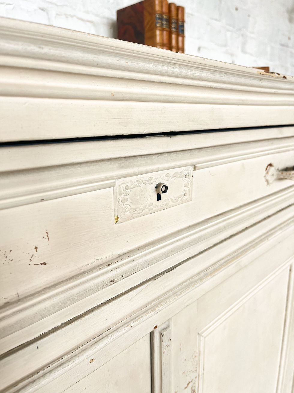 Miniature : Ancien buffet haut patine d’origine 