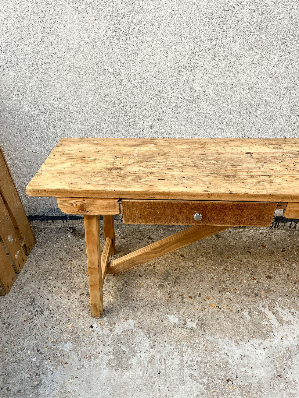 Miniature : Ancien banc avec tiroirs 
