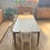 Miniature : Ancienne table de ferme avec deux tiroirs 