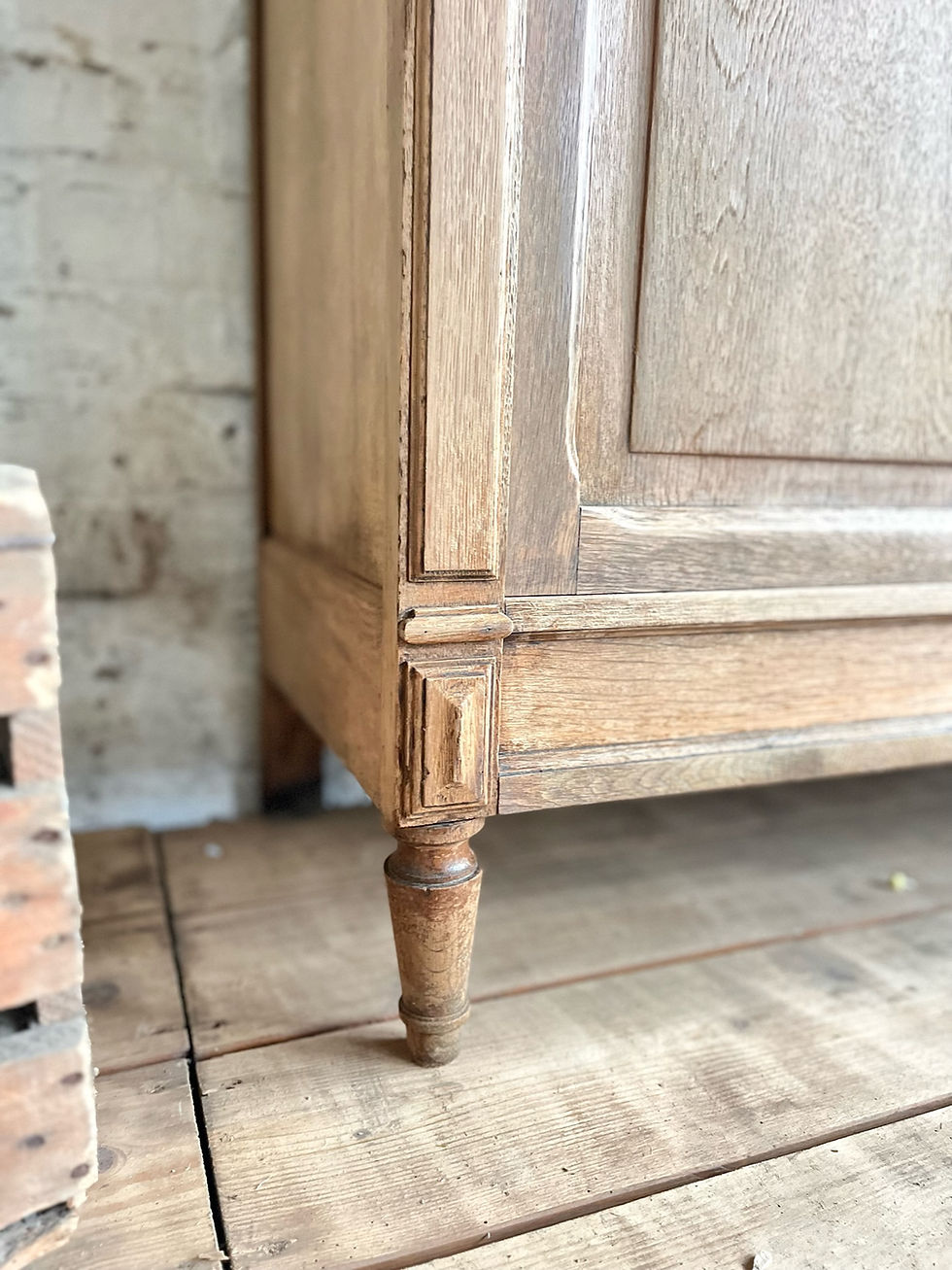 Miniature : Ancienne armoire vitrée en chêne 
