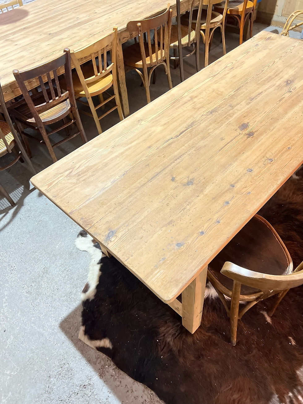 Miniature : Ancienne table / bureau d’usine 