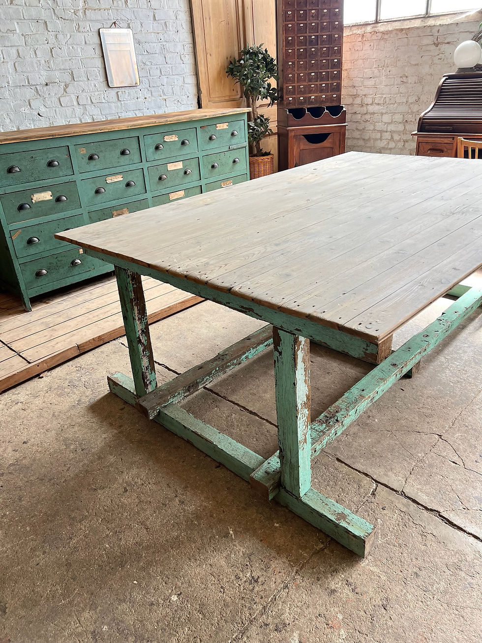 Miniature : Ancienne table / îlot d’atelier 