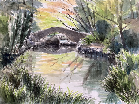 有栖川宮記念公園スケッチ